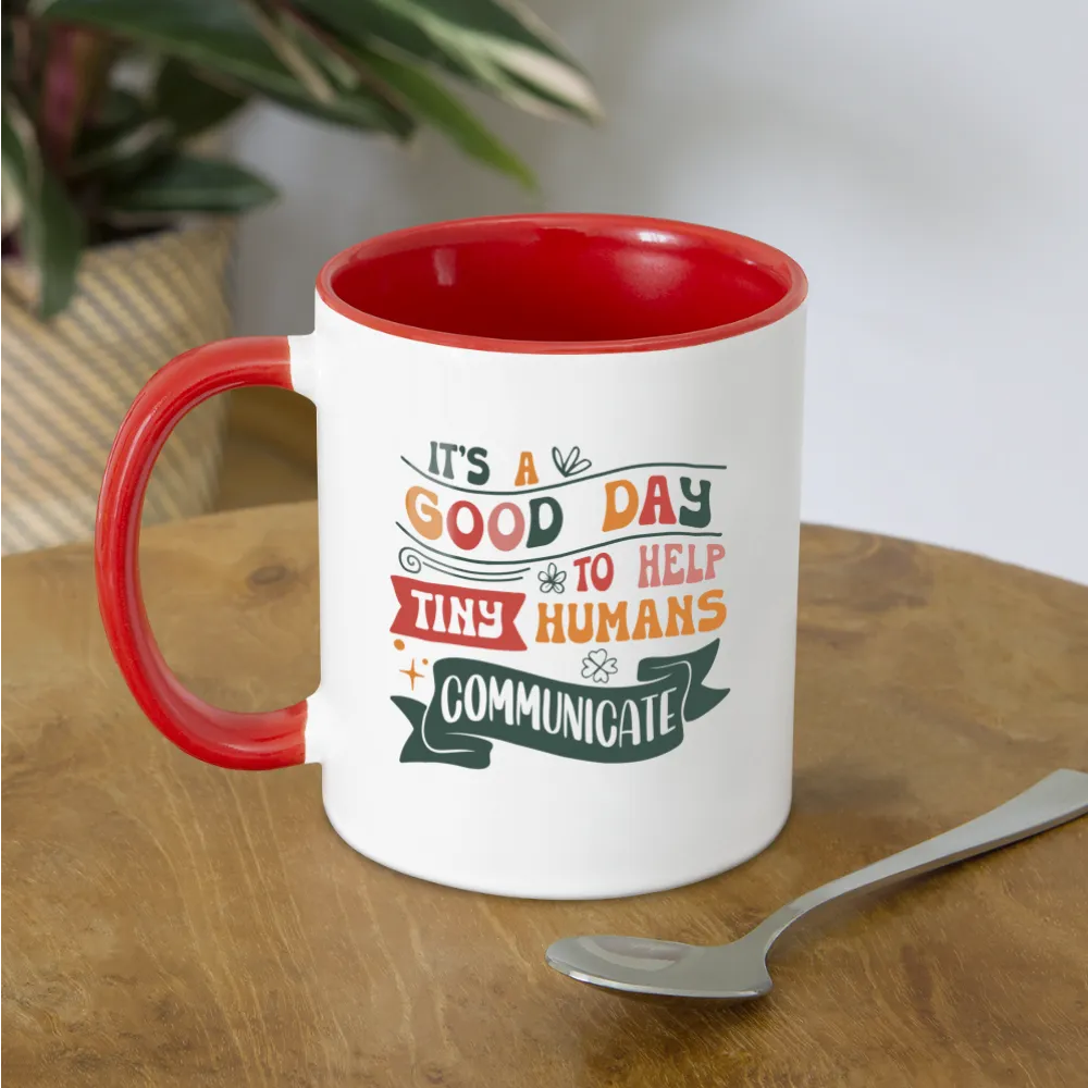 Speech Language Therapy Coffee Mug (Help Tiny Humans Communicate)