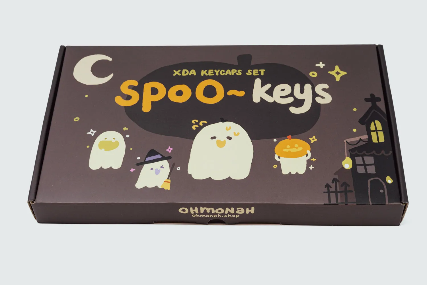 SpoO-key halloween [XDA] keycaps and deskmat