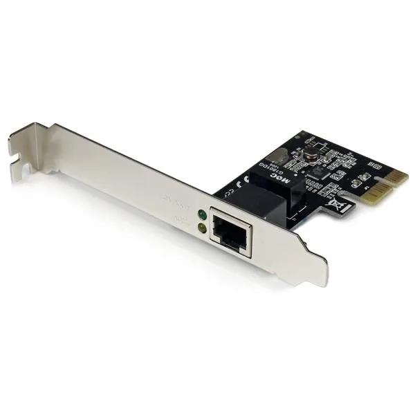 Startech.Com 1 Port Pcie Gigabit Network Server Adapter Nic Card - Dual Profile - Gigabit Desktop Adapter Rev E Intel 6