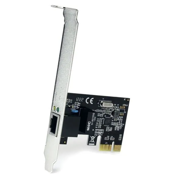 Startech.Com 1 Port Pcie Gigabit Network Server Adapter Nic Card - Dual Profile - Gigabit Desktop Adapter Rev E Intel 6