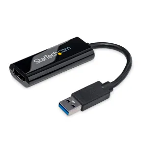 Startech.Com Usb 3.0 To Hdmi Adapter, 1080P (1920X1200), Slim/Compact Usb To Hdmi Display Adapter Converter For Monitor,