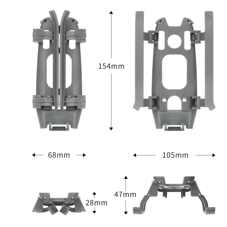 STARTRC Folding Extended Landing Gear Training Rack for DJI Mavic 2 (Grey)