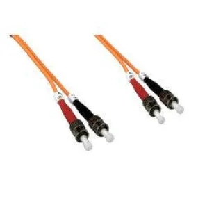 ST/ST OM2 Multimode Duplex Fiber Optic Cable, 50/125, 10 meter (33 foot)