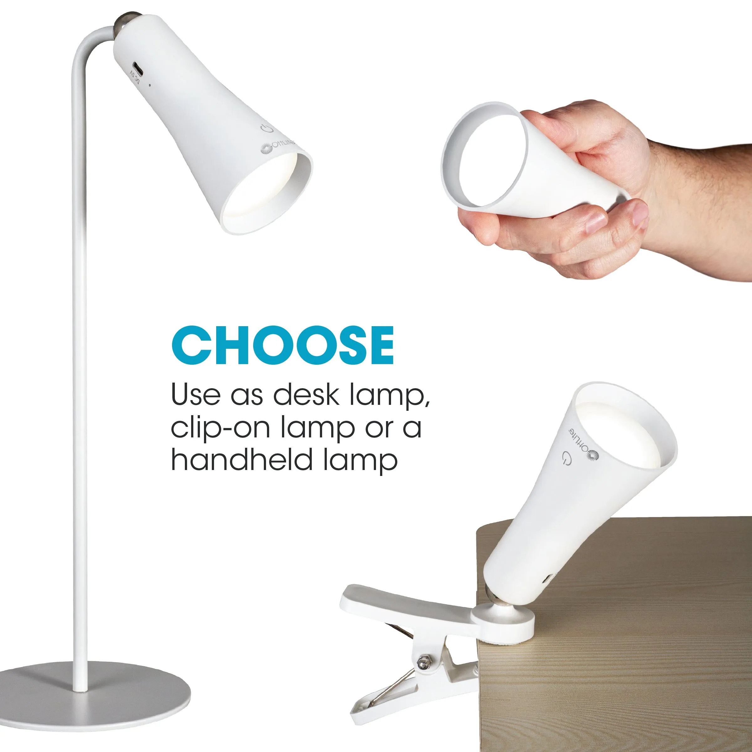 Switch 3-in-1 Rechargeable Task Lamp