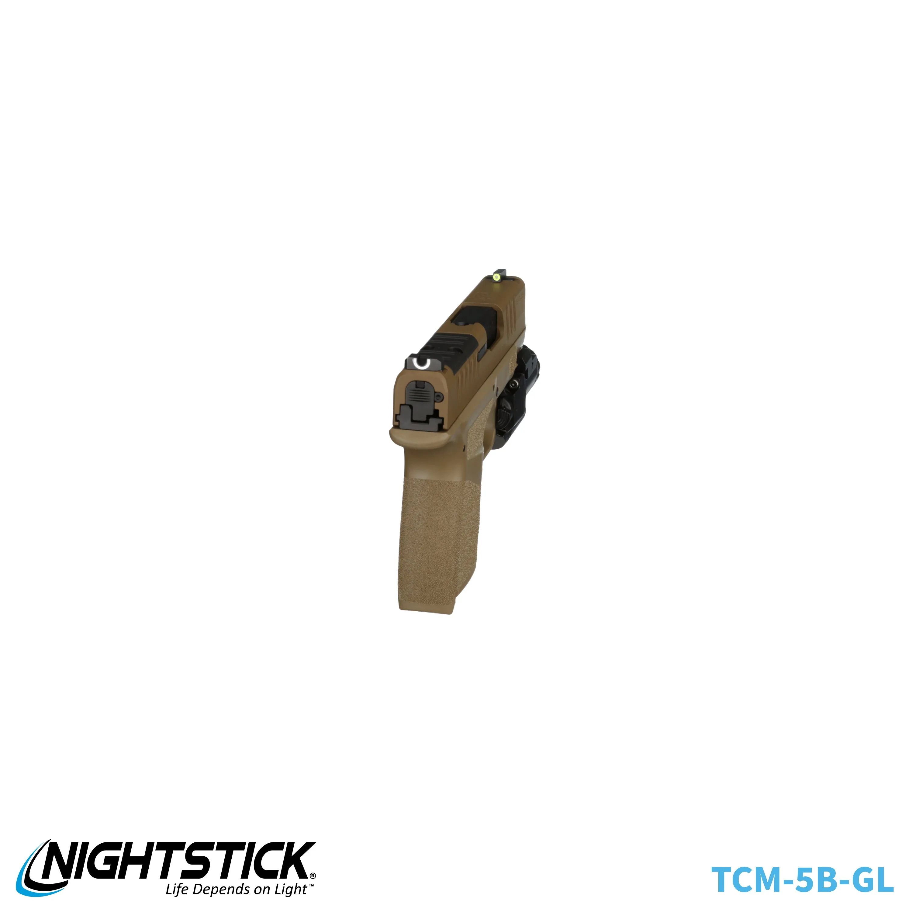 TCM-10F: Compact Weapon-Mounted Light - Flat Dark Earth