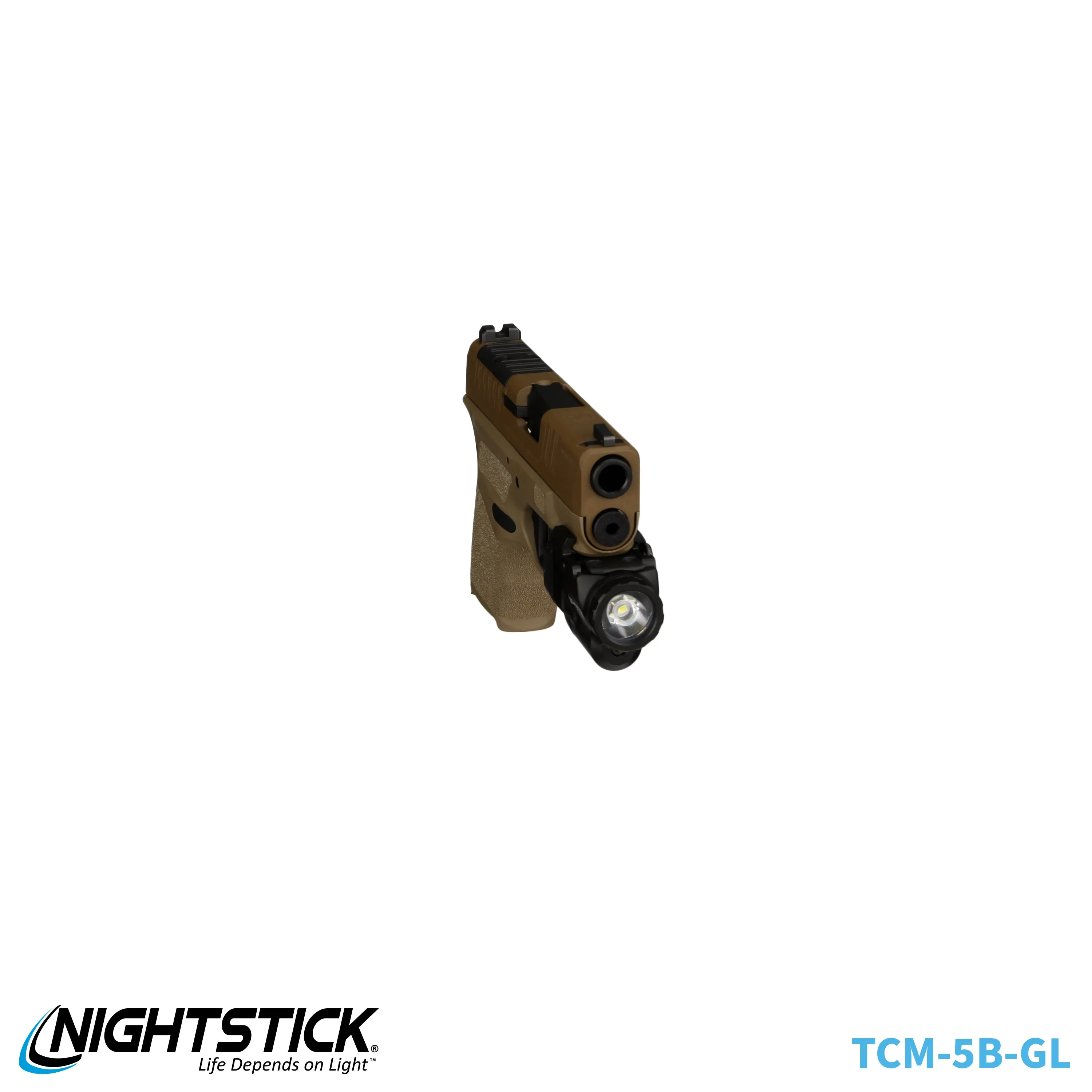 TCM-10F: Compact Weapon-Mounted Light - Flat Dark Earth