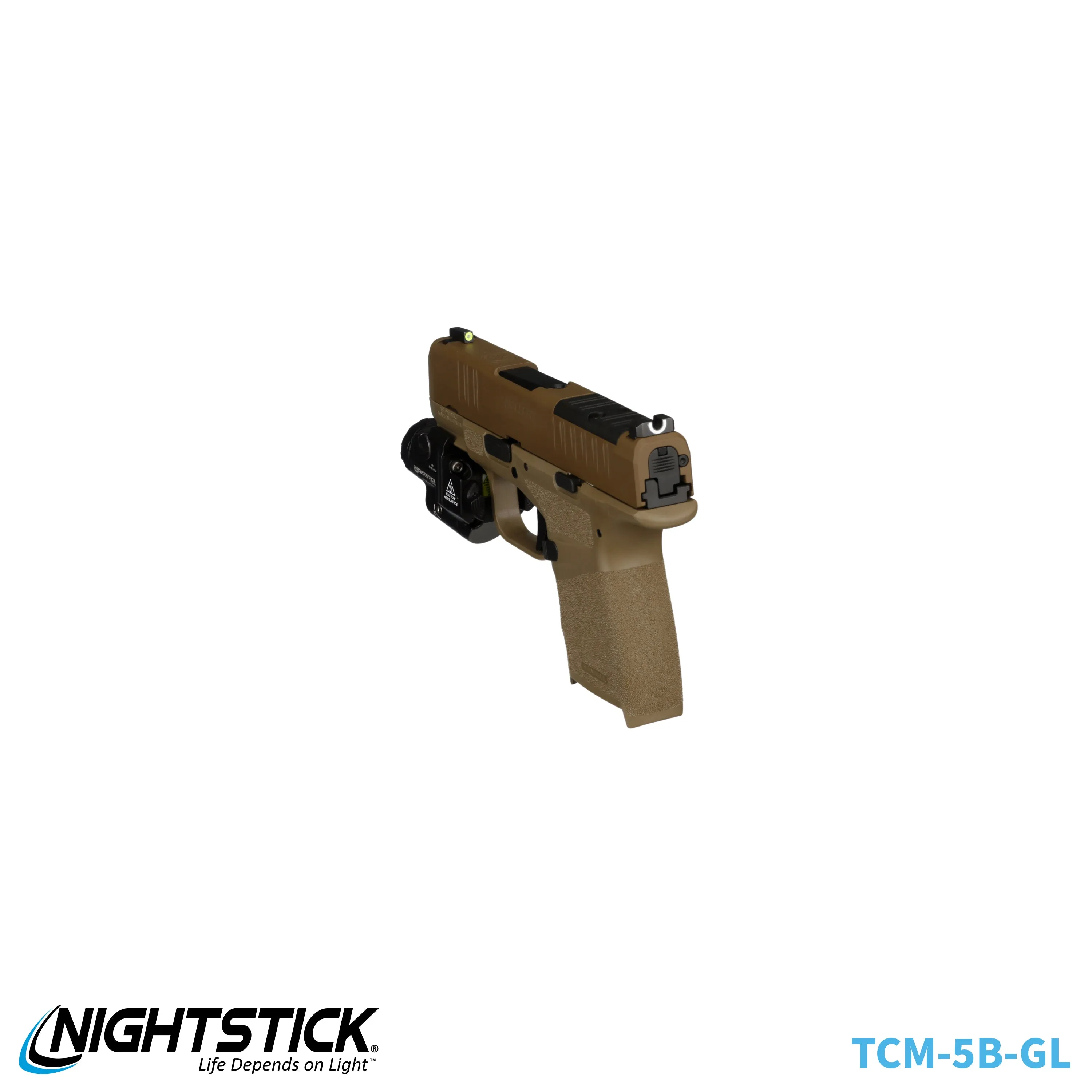 TCM-10F: Compact Weapon-Mounted Light - Flat Dark Earth