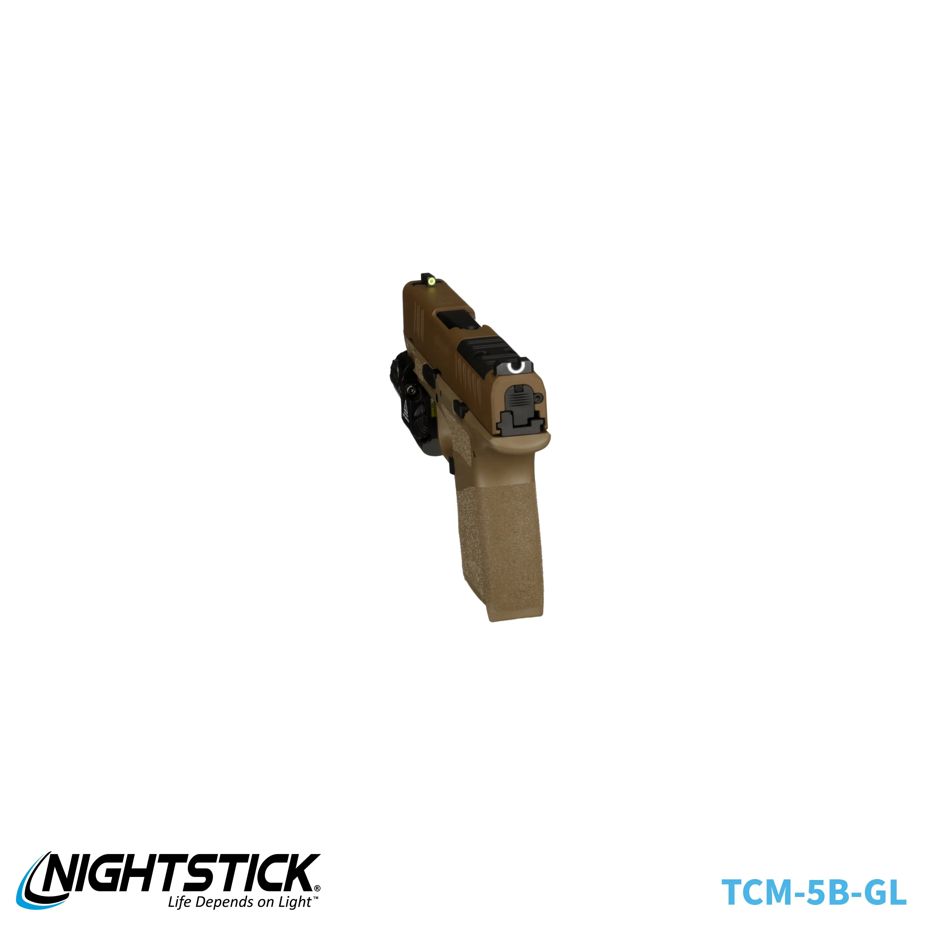 TCM-10F: Compact Weapon-Mounted Light - Flat Dark Earth