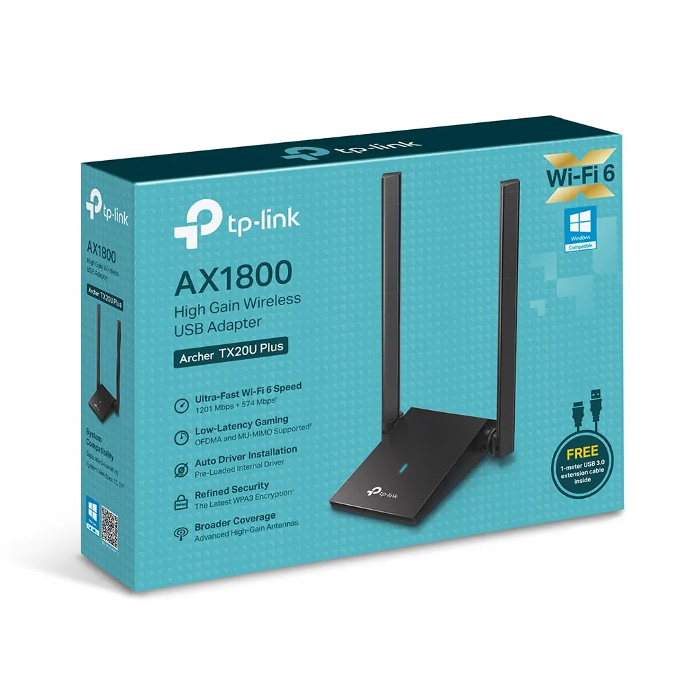 Tp-Link AX1800 High Ga Wireless USB Adapter