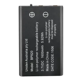 Uniden BP820 Li-Ion 1600mAh Battery Pack