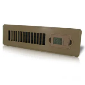 Vent-Miser 91663-BR Programmable Energy Saving Vent, 2-by-12-Inches, Brown