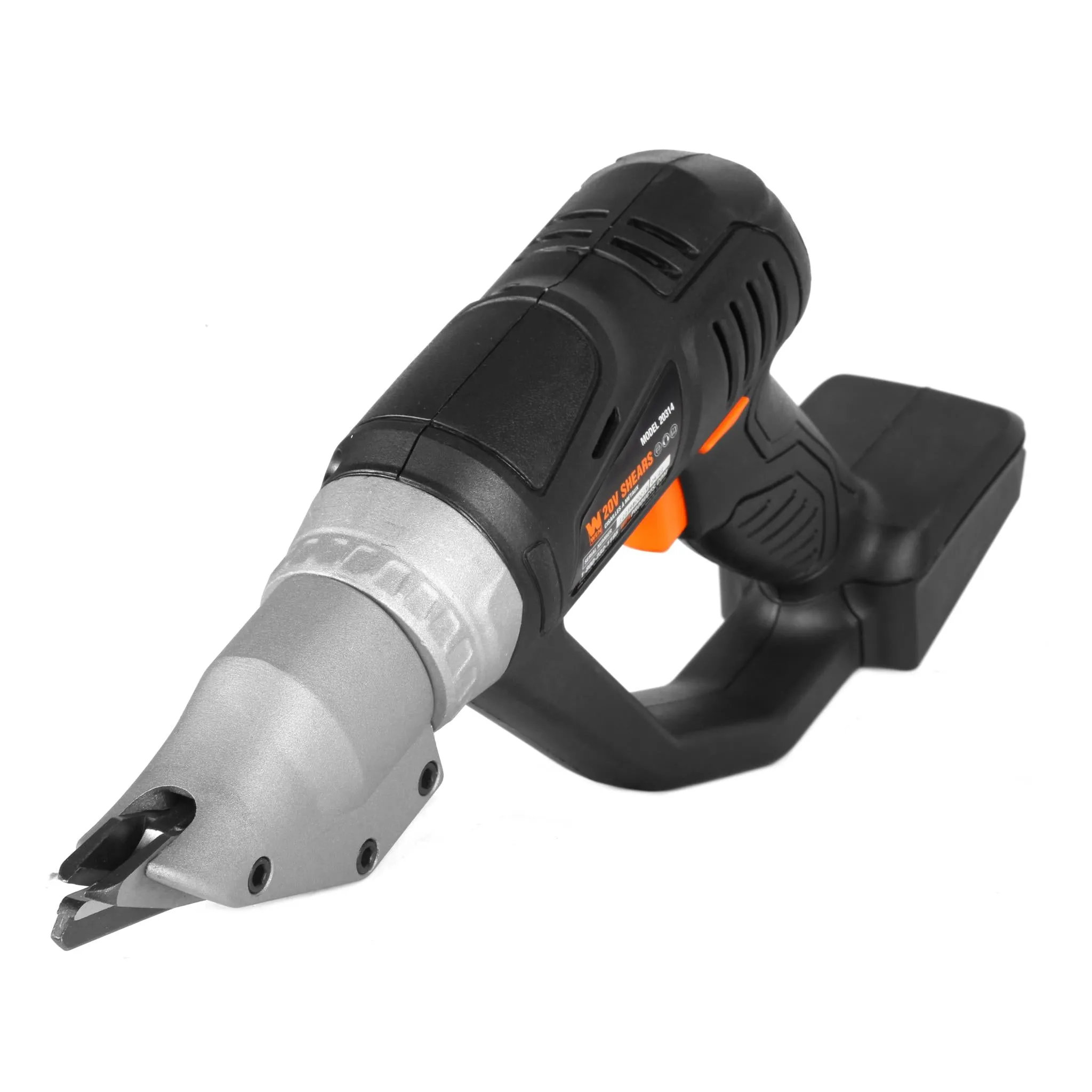 WEN 20314BT 20V Max Cordless Variable Speed Swivel Head Electric Metal Shear (Tool Only)