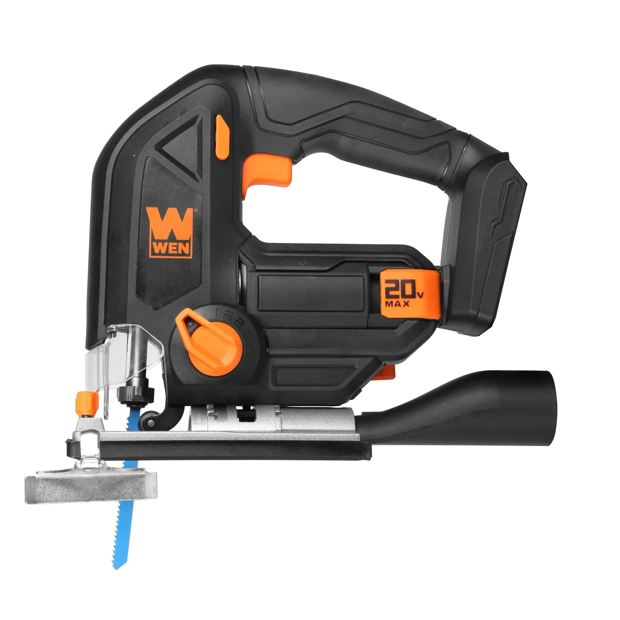 WEN 20661BT 20V Max Cordless Jigsaw (Tool Only – Battery Not Included)