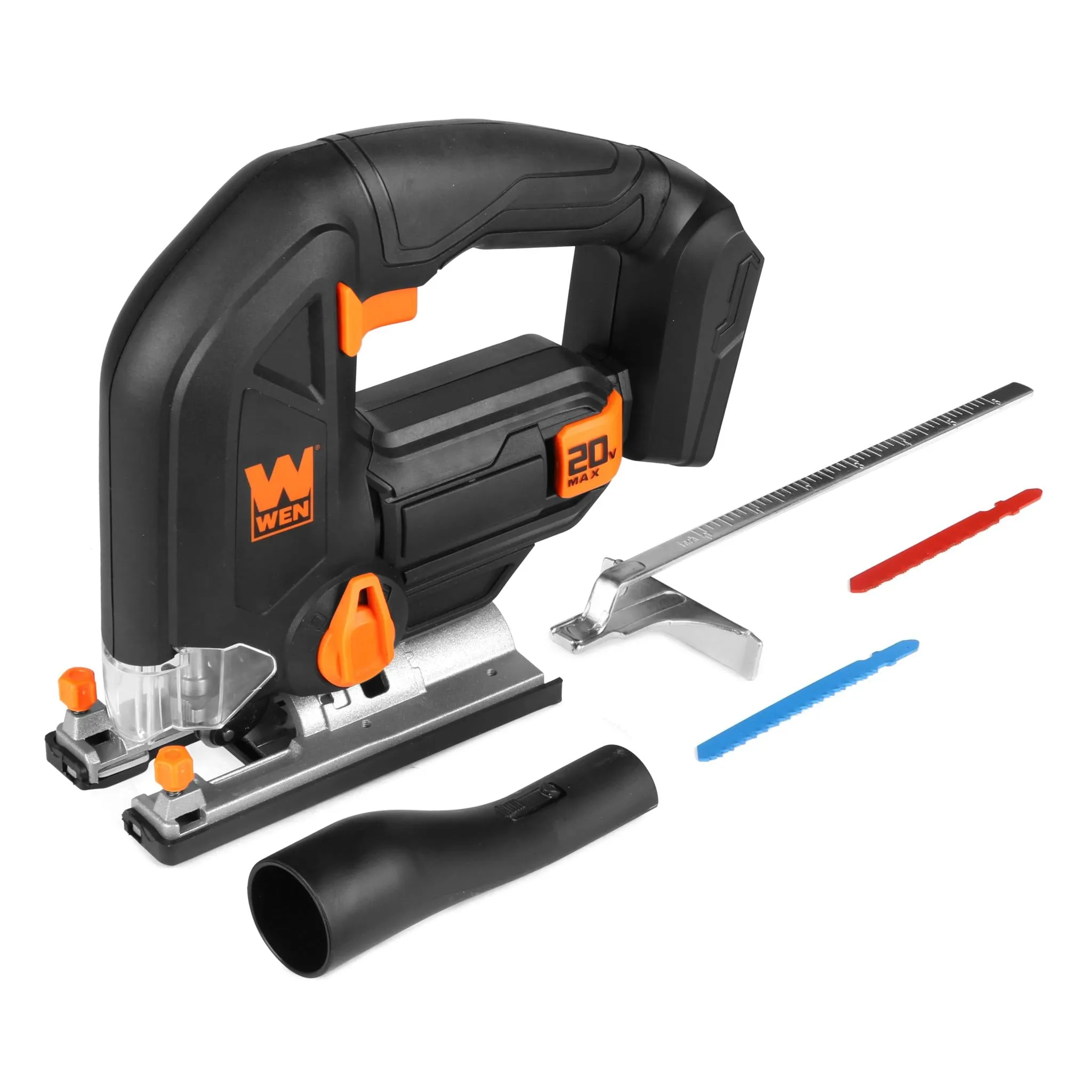 WEN 20661BT 20V Max Cordless Jigsaw (Tool Only – Battery Not Included)