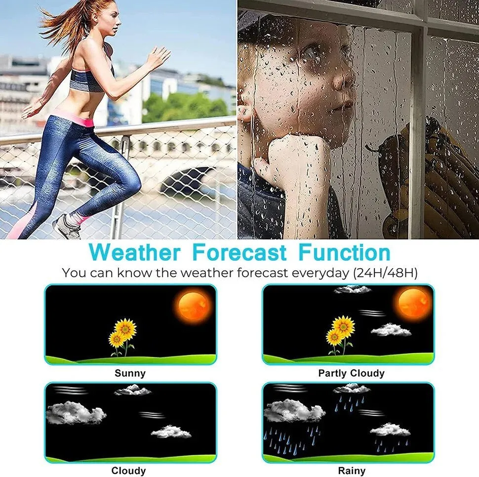 Wi-Fi Weather Station with Digital Display for Temperature, Humidity, Wind Speed Direction, Rainfall 20-in-1