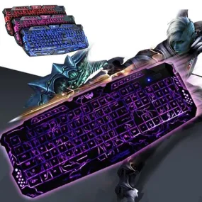 Wired Ultra Dragon Style 3 Backlight Gaming Keyboard