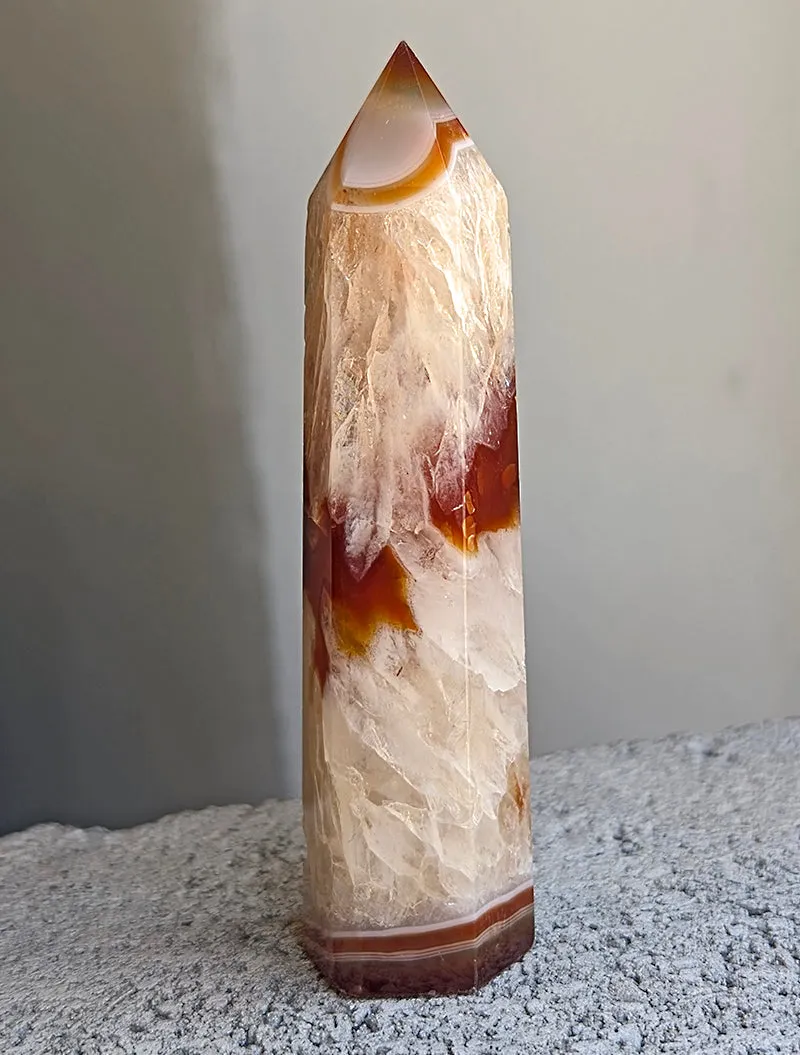 Witch's Way Carnelian Crystal Point