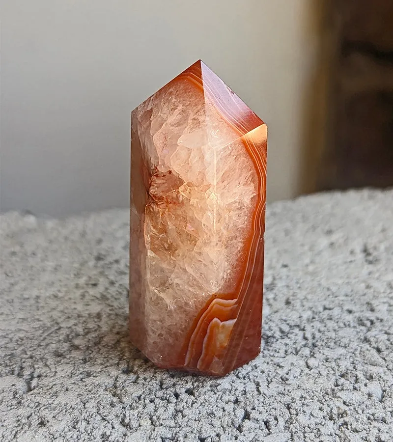 Witch's Way Carnelian Crystal Point