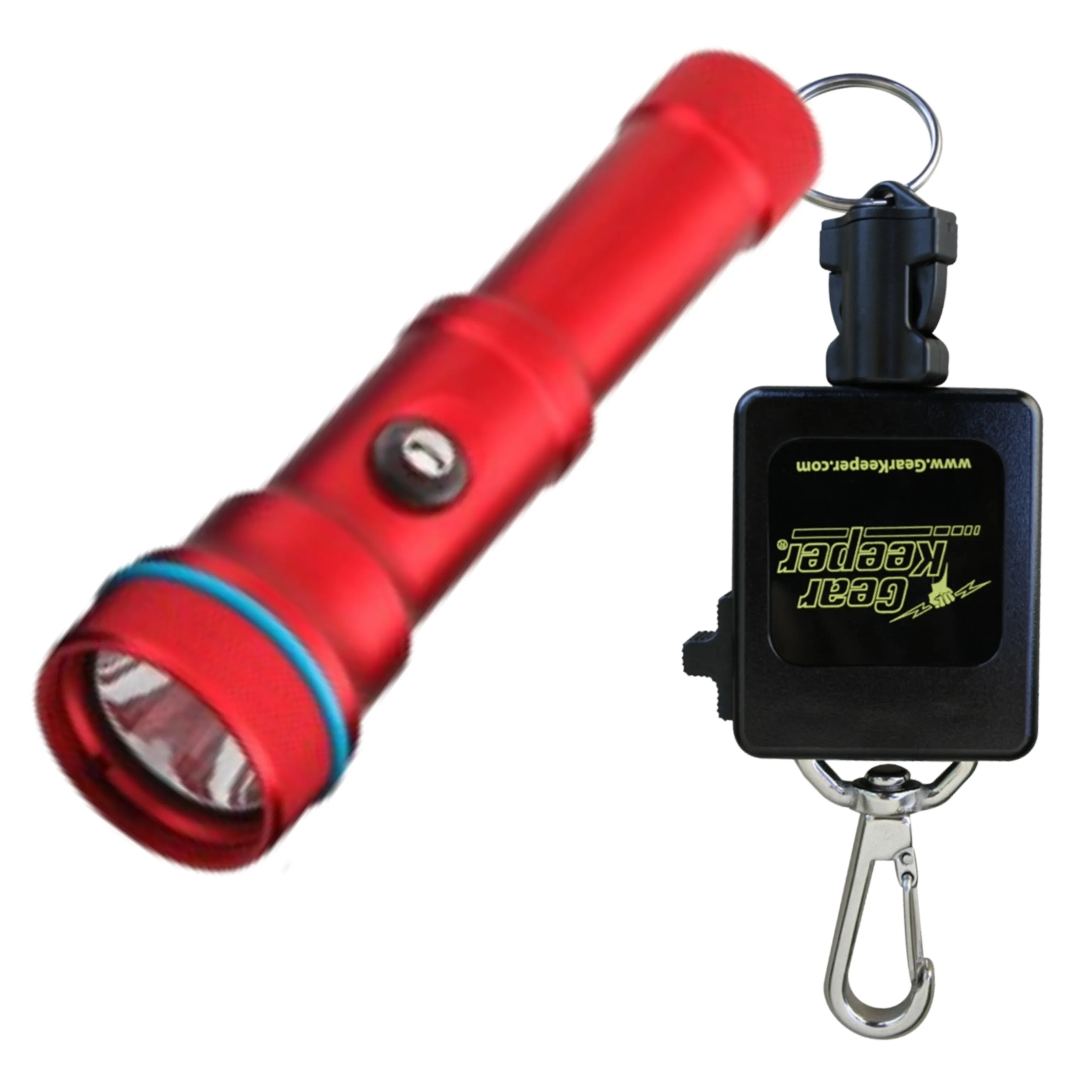 X-ADVENTURER M1800 DIVE TORCH   RETRACTOR COMBO - RED