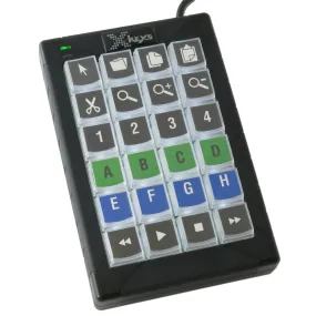 X-keys XK-24 Black & White Keypad