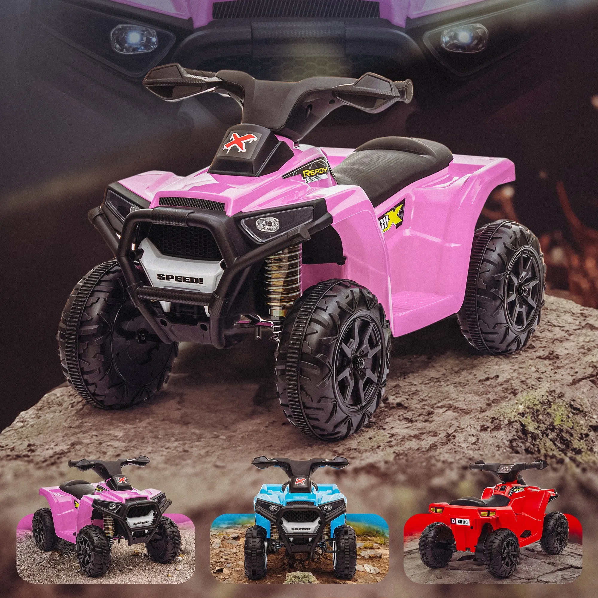 XRacer 6V ATV Quad Bike