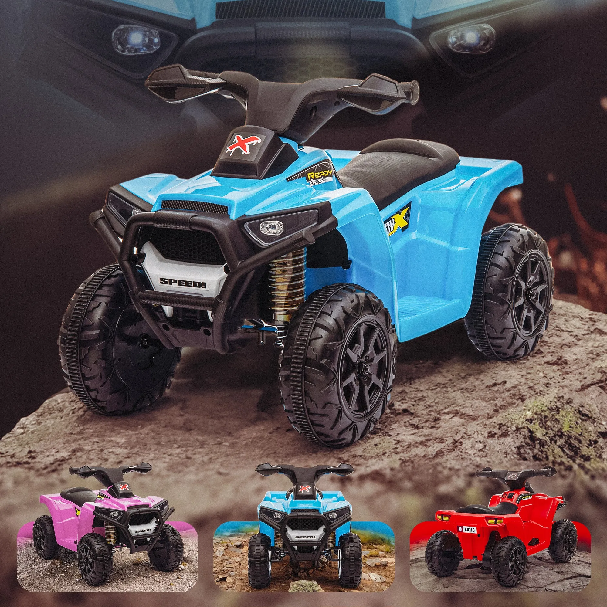 XRacer 6V ATV Quad Bike