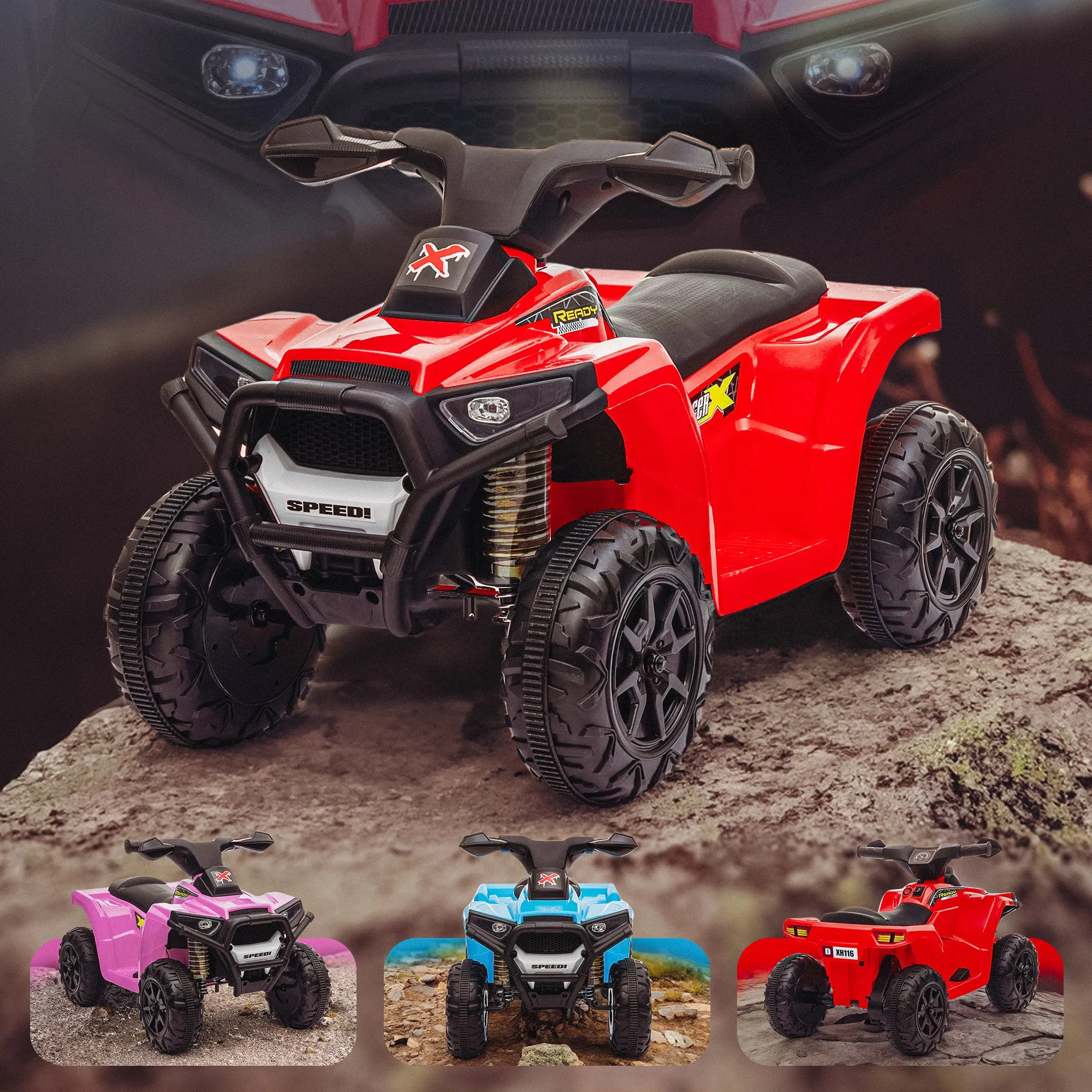 XRacer 6V ATV Quad Bike